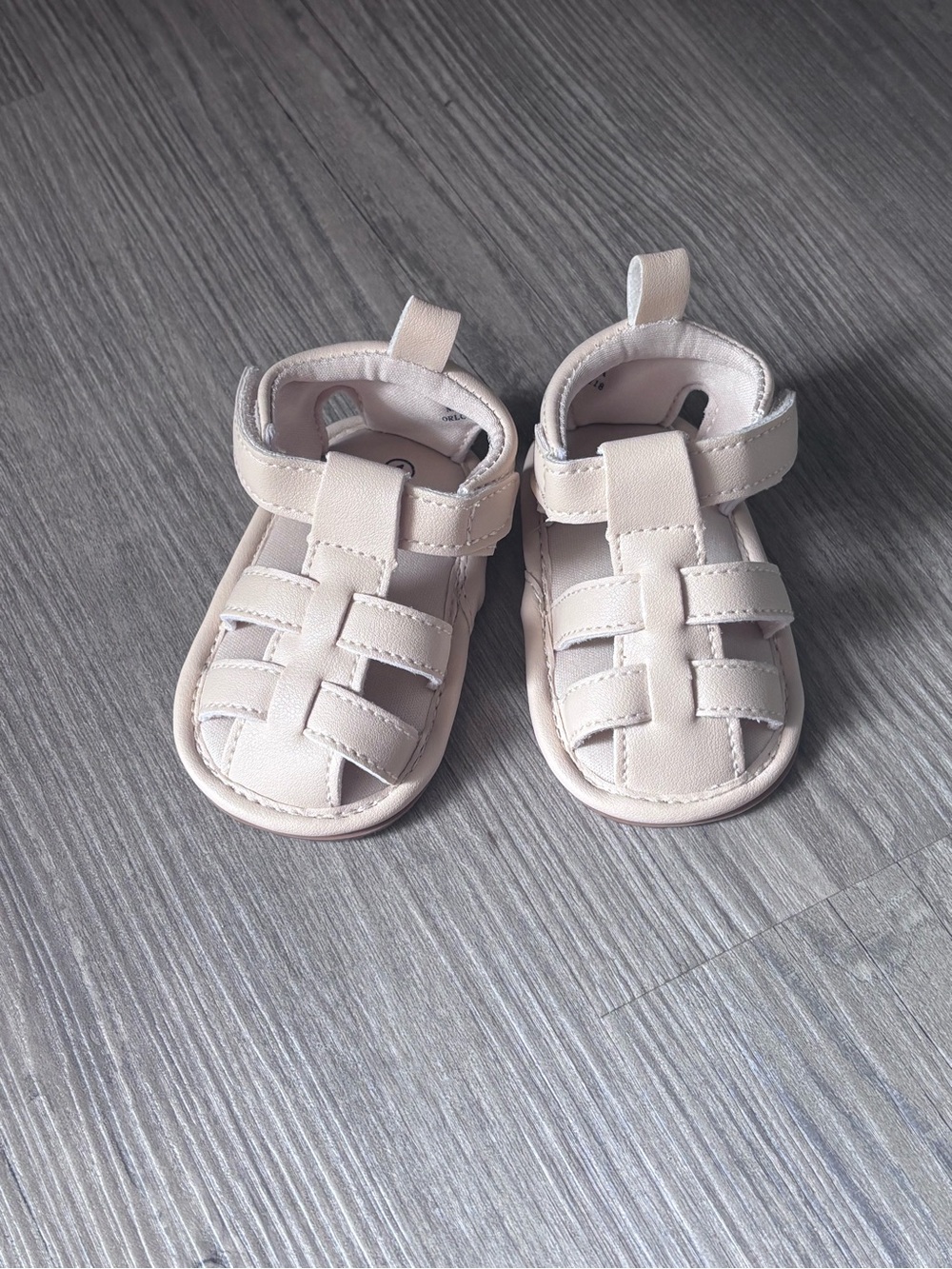 Lucky Brand Cream Infant Fisherman Sandals